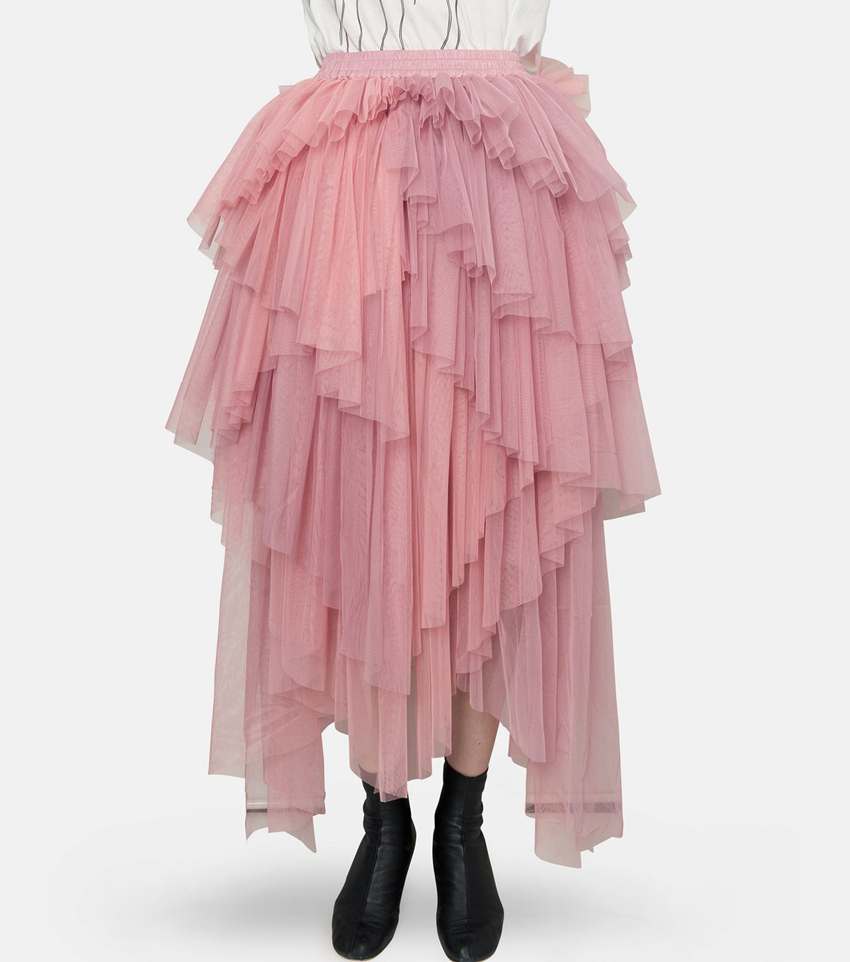 Tulle Volant Skirt