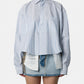 Folded Cropped Classic Shirt