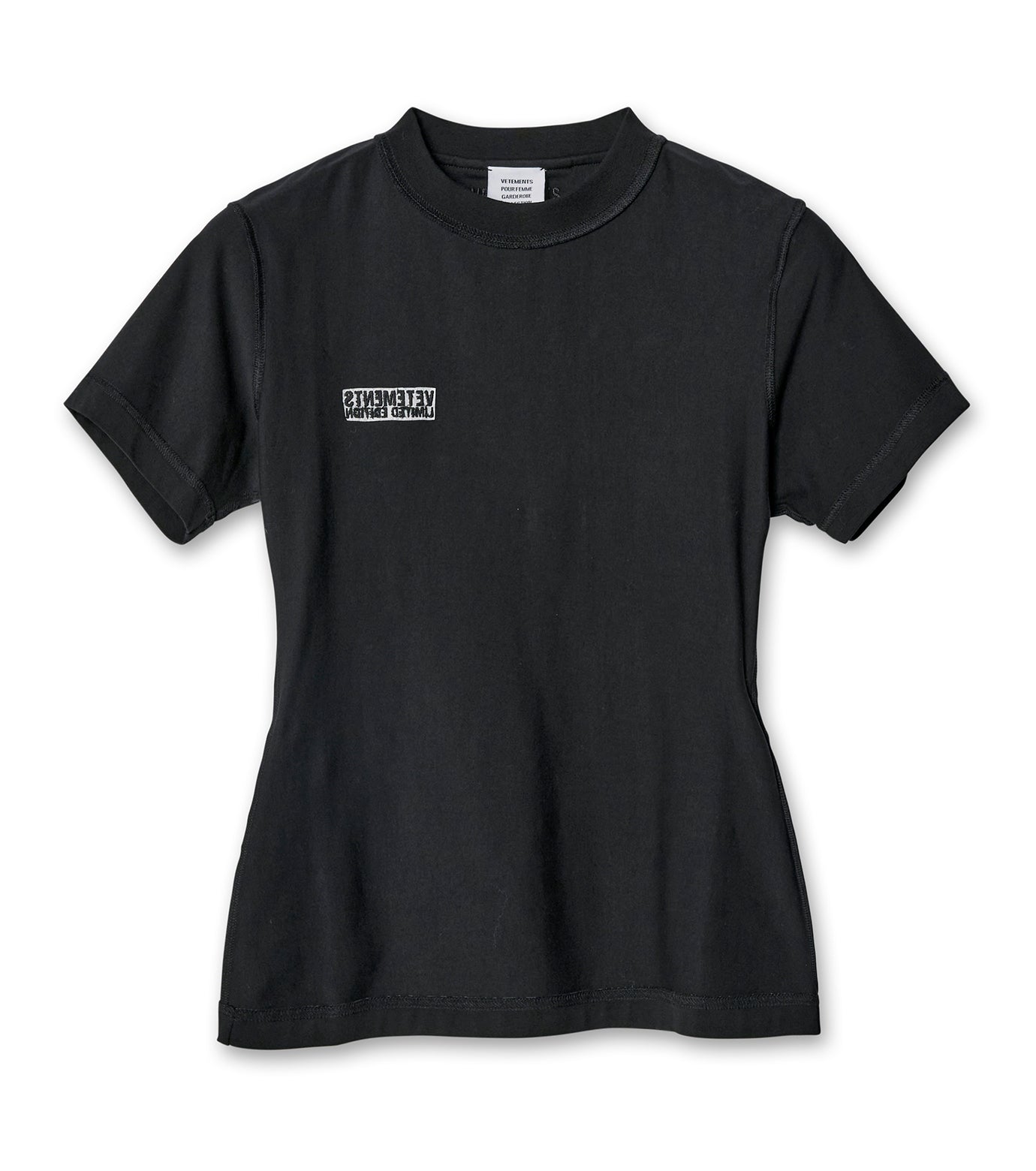 Inside-Out Label Fitted T-Shirt