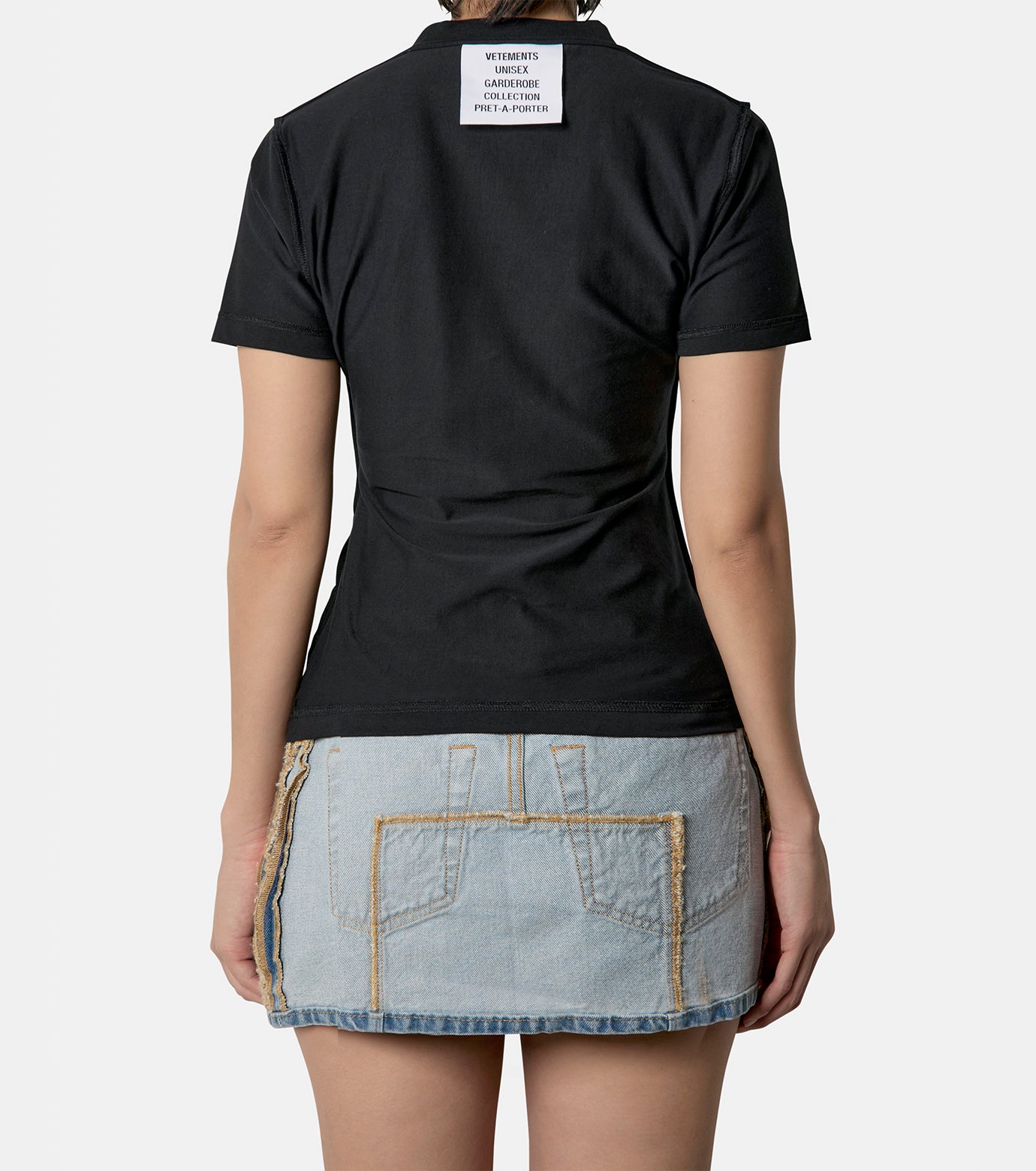 Inside-Out Label Fitted T-Shirt