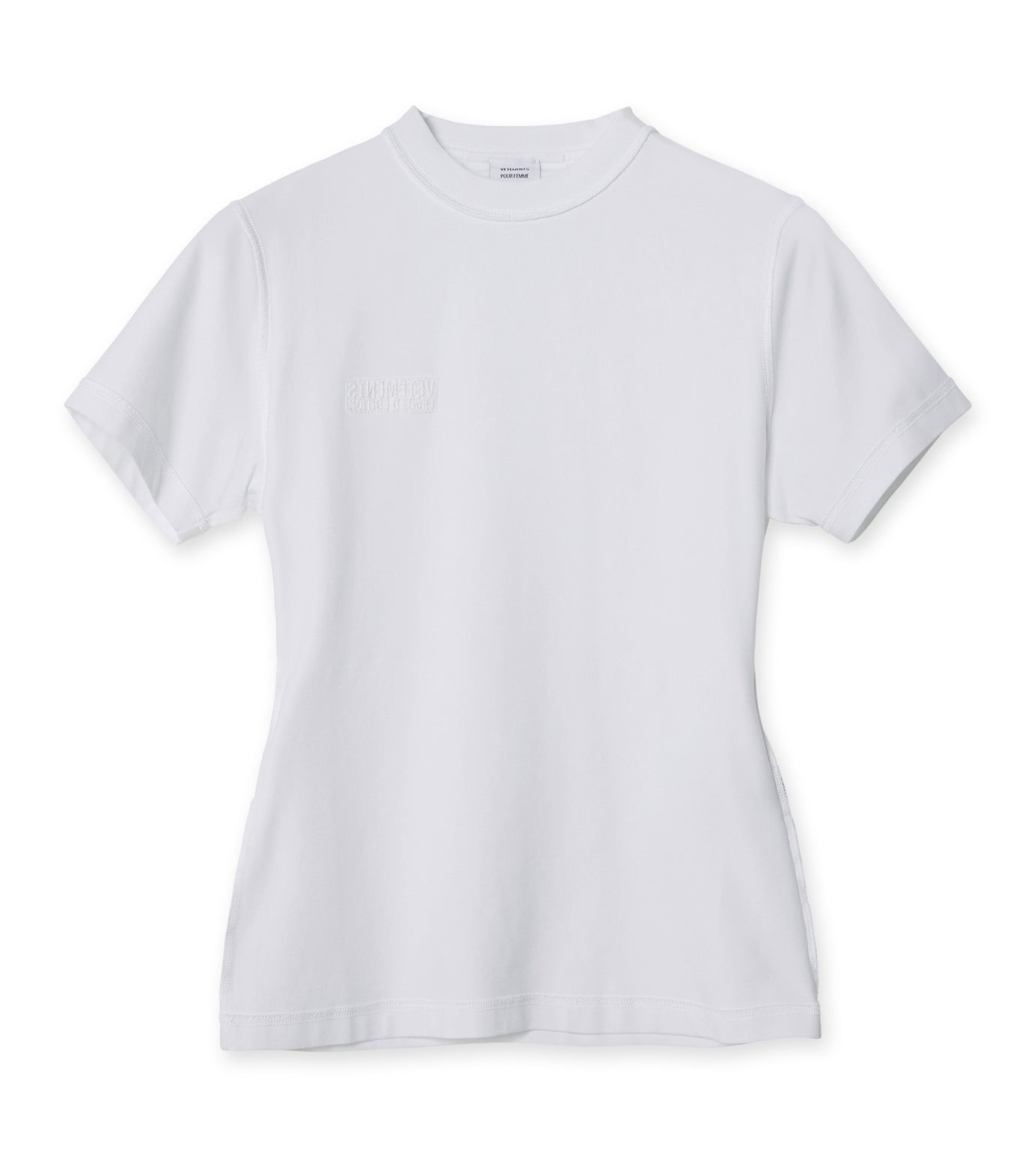 Inside-Out Label Fitted T-Shirt