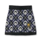 Moon Argyle Knit Mini Skirt