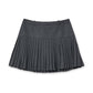 Regenerated Pleated Skirt