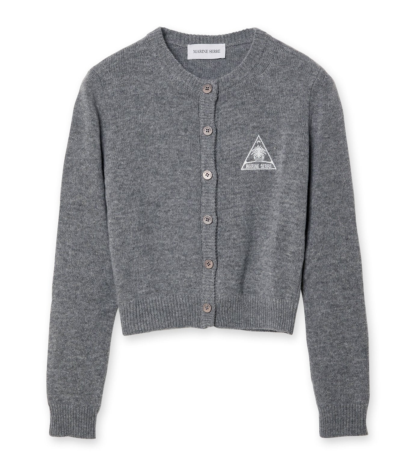 Clean Wool Knit Cardigan