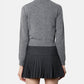 Clean Wool Knit Cardigan