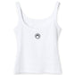 Moon Logo Ribbed Jersey Crop Tank To