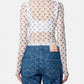 Moon Mesh Cropped Top