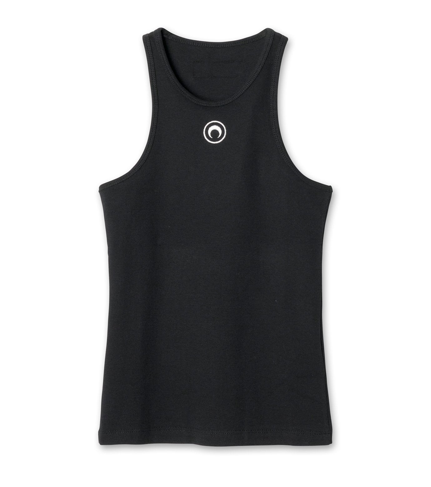 Moon Logo Ribbed Jersey Tank Top