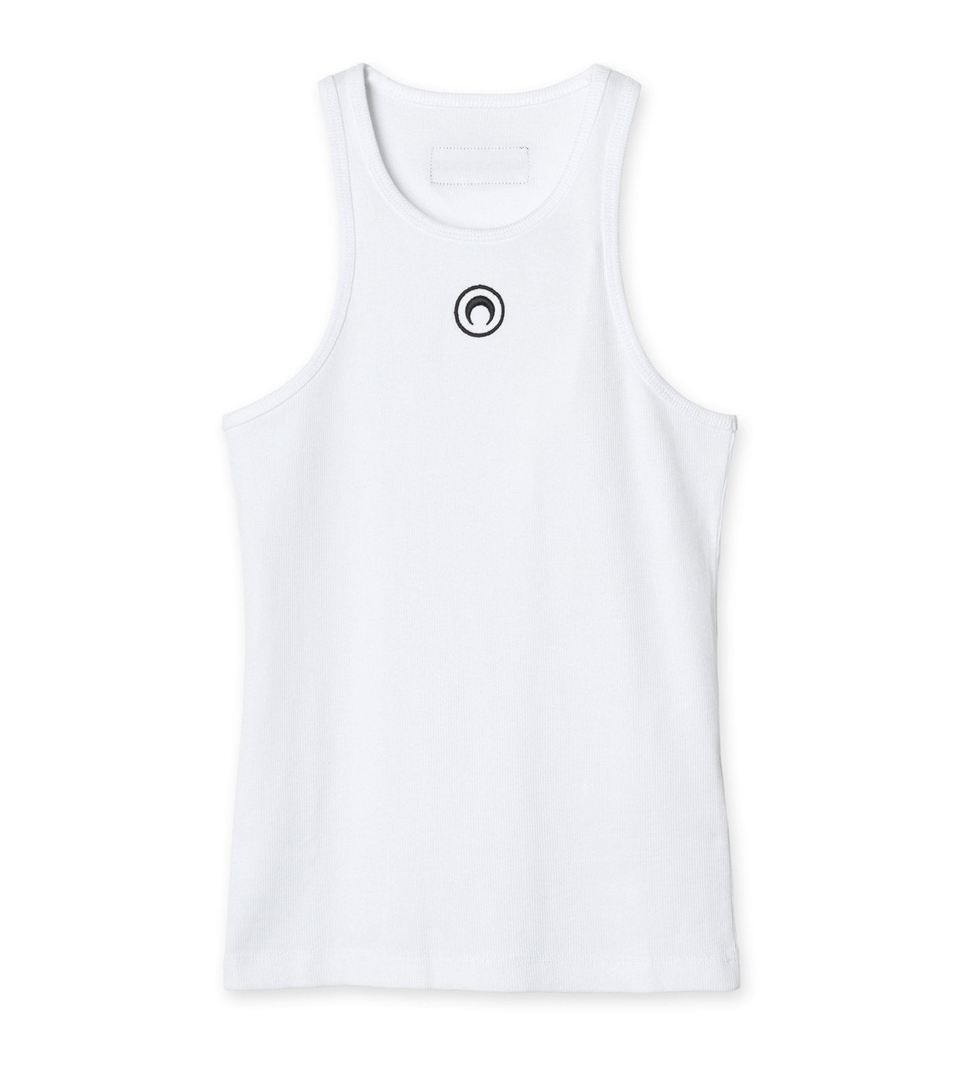 Moon Logo Ribbed Jersey Tank Top