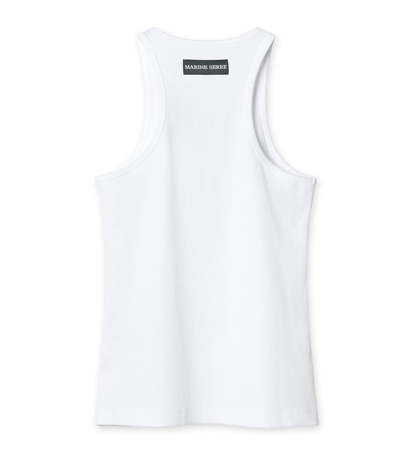 Moon Logo Ribbed Jersey Tank Top