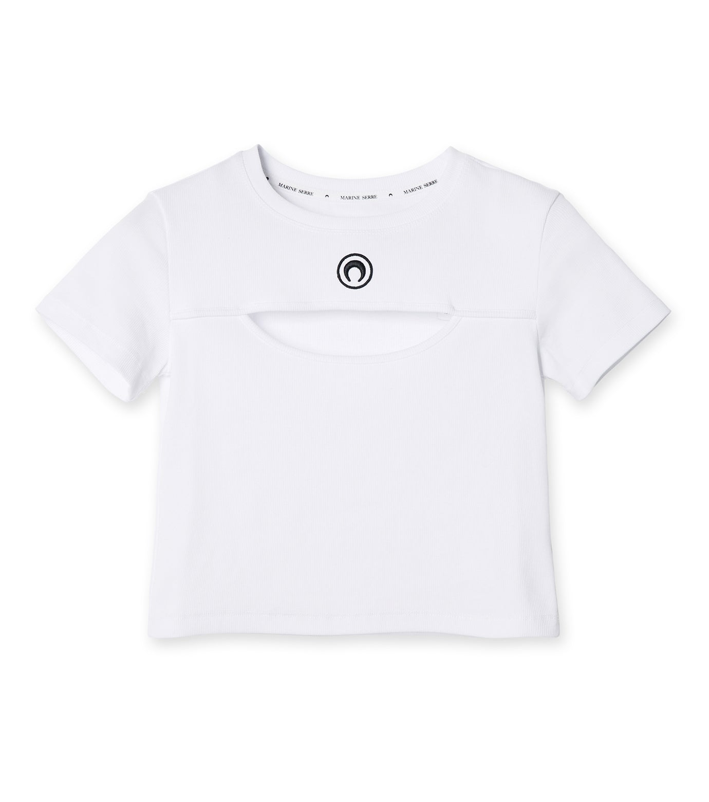 Moon Logo Cutout T-Shirt