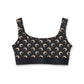 Moon Printed Jersey Sports Bra