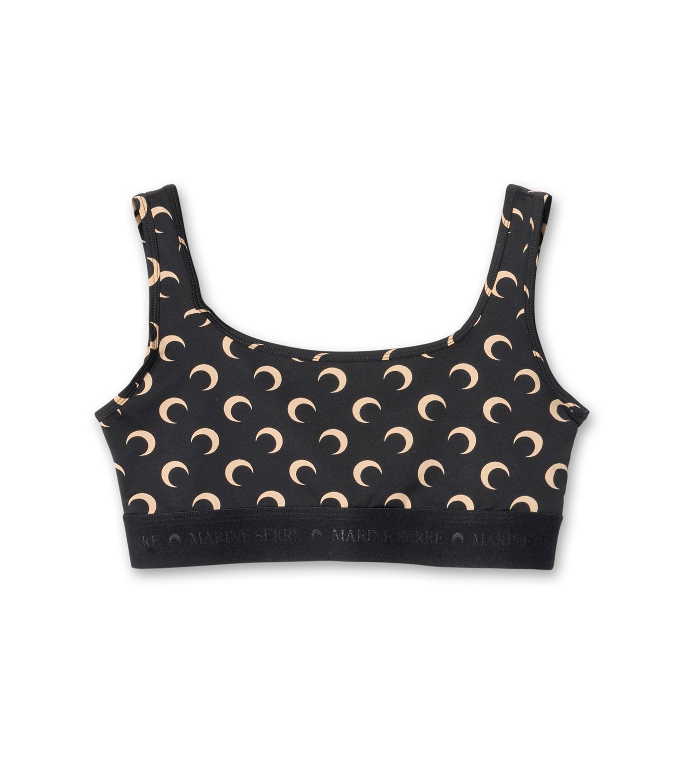 Moon Printed Jersey Sports Bra