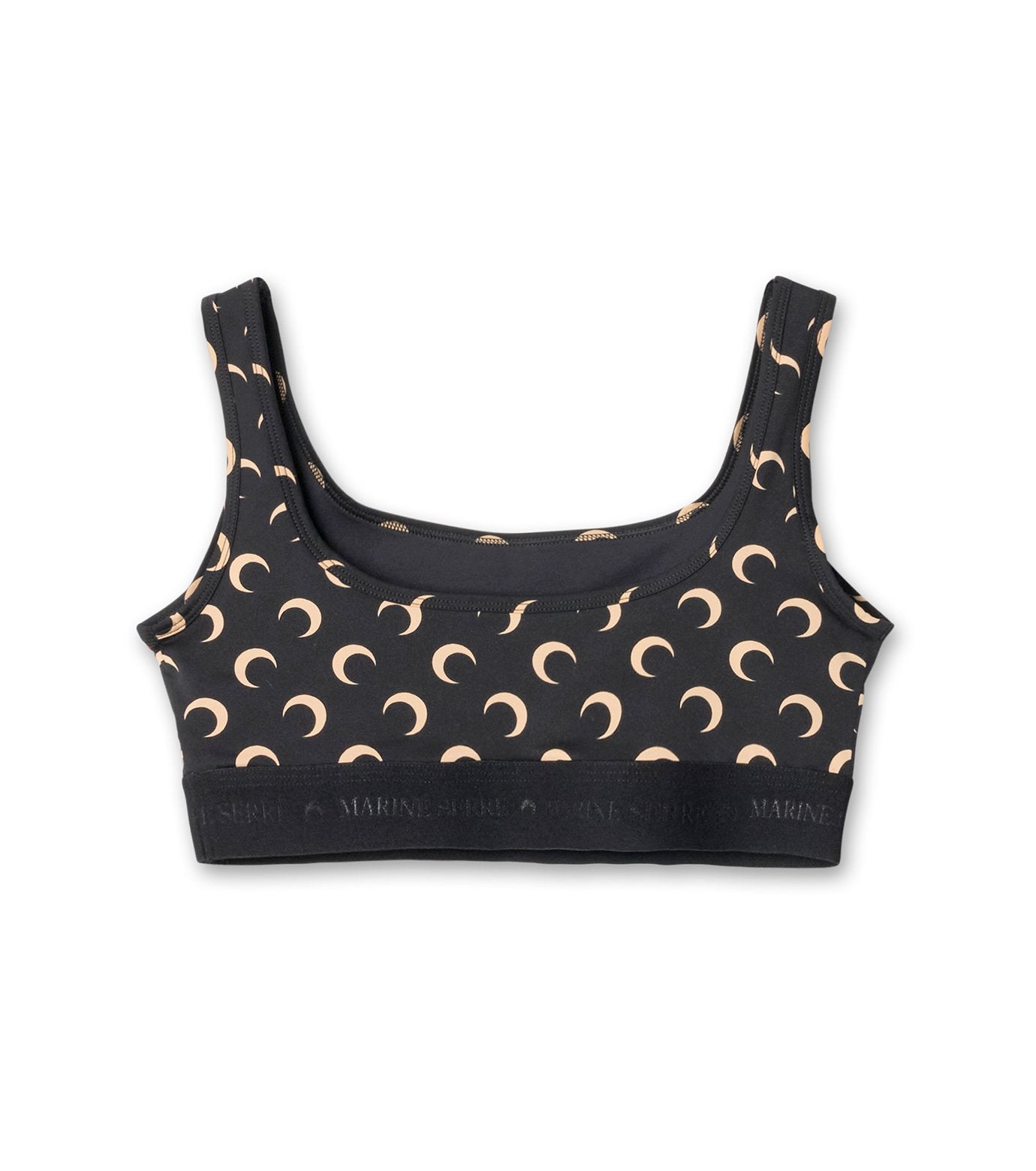 Moon Printed Jersey Sports Bra