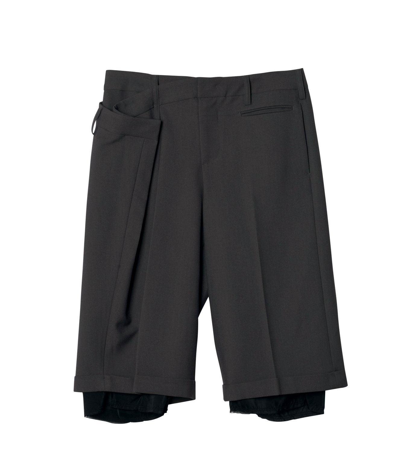 Wrap Over Bermuda Shorts