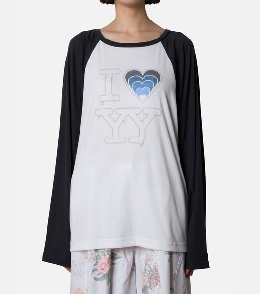 I Love YY Raglan Tee