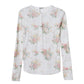 Floral Hook Henley LS
