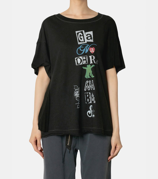 Scoop Neck Phonetic Tee