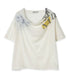 Phonetic Cowl Neck Tee