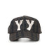 YY Checkered Heart Bone Ball Cap