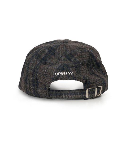 YY Checkered Heart Bone Ball Cap