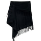 Fringed Zip Shawl