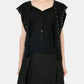 Stud Slv Layered Cardigan