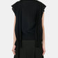 Stud Slv Layered Cardigan