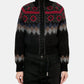 Fair Isle Zip Up Sweater
