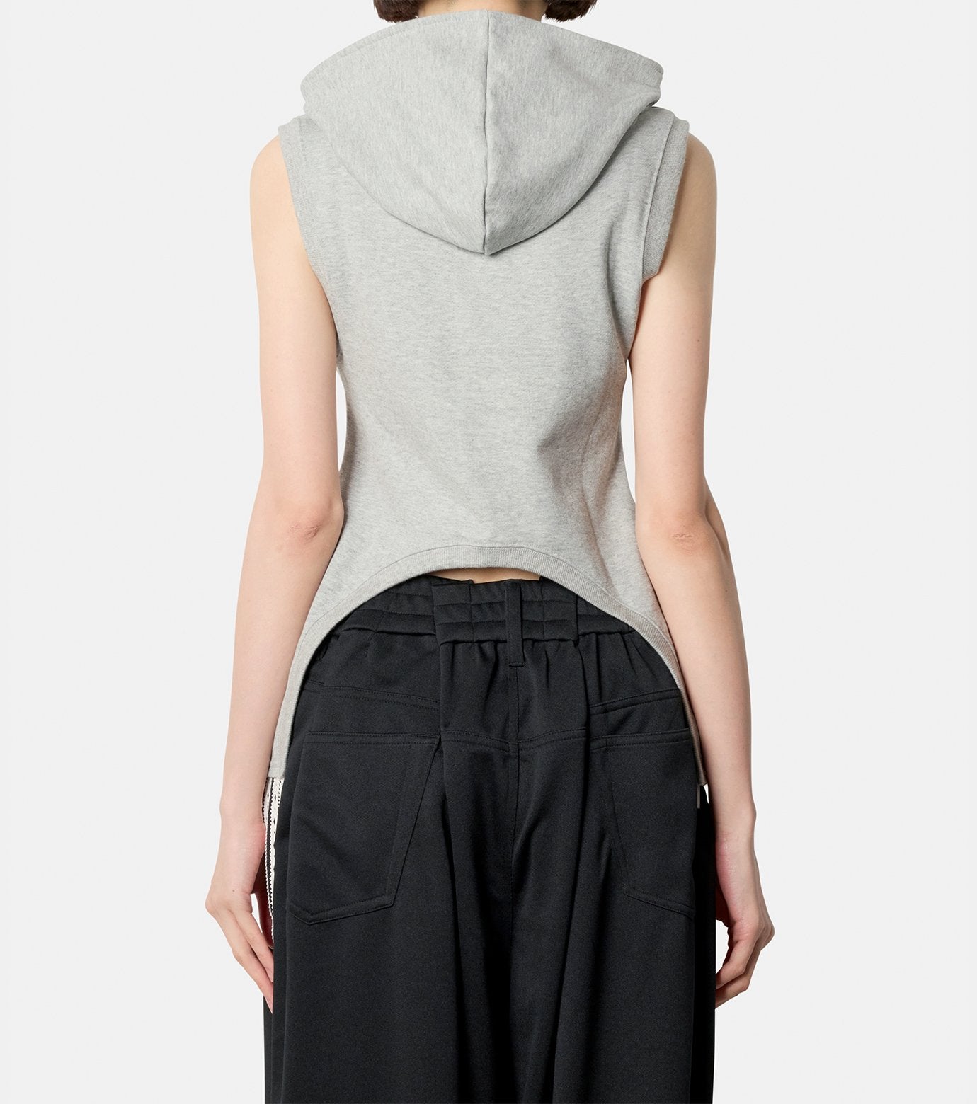 "A" Zip-up Hoodie Tops