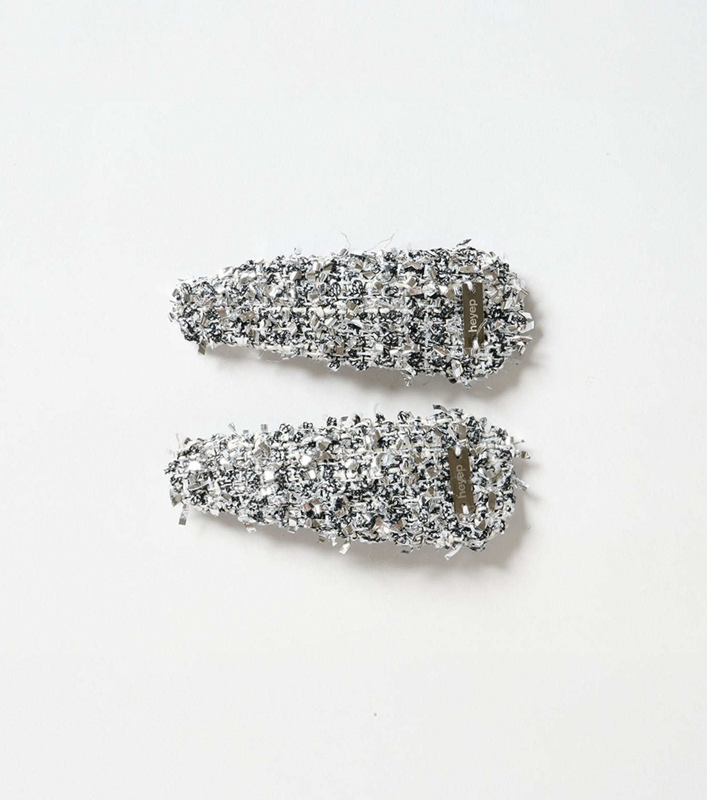 Tweed Shimmer Clips-2PieceSet