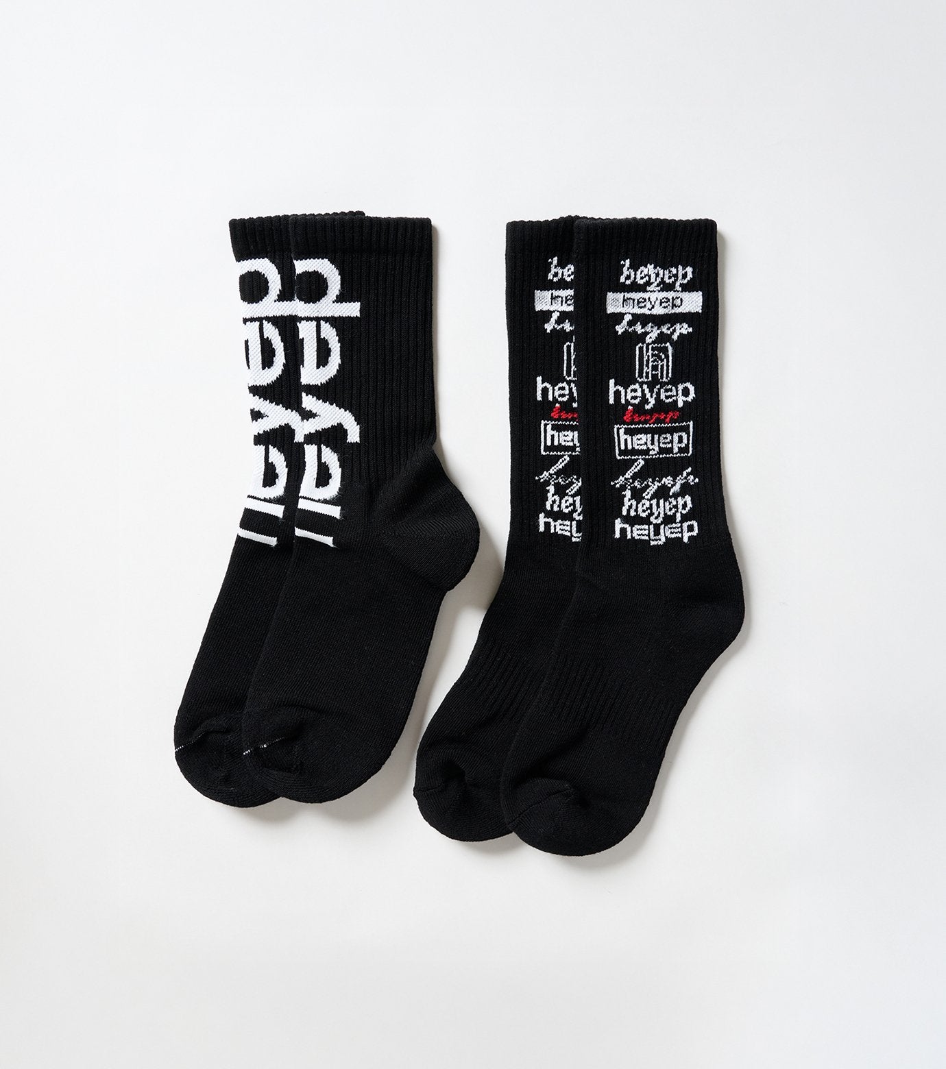 Mixed Logo Socks-2 Pair Set