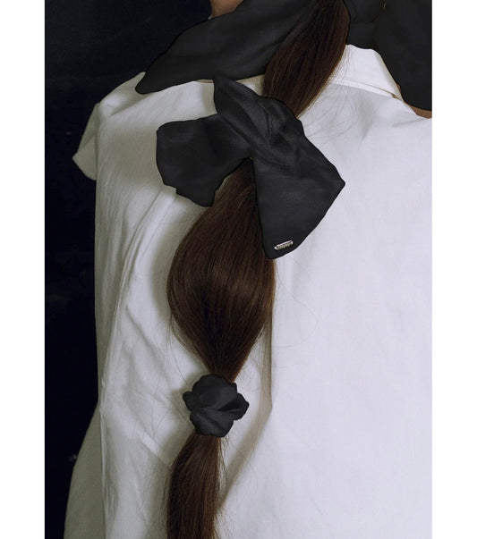 Silk Square Medium Scrunchie