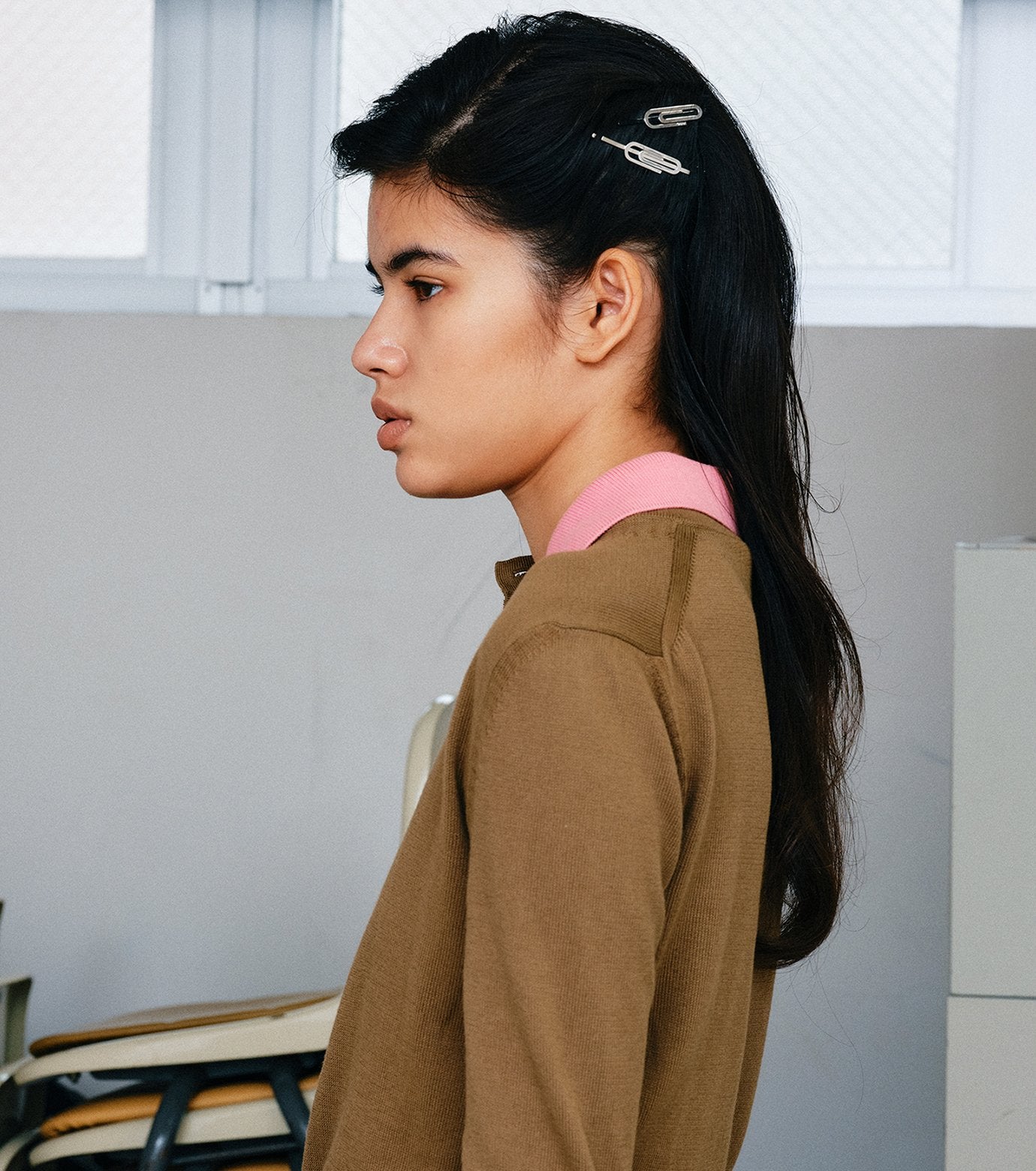 Paper Clip  Hair Pins-4Piece Set