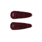 Plaid Hair Clips-2 Piece Set