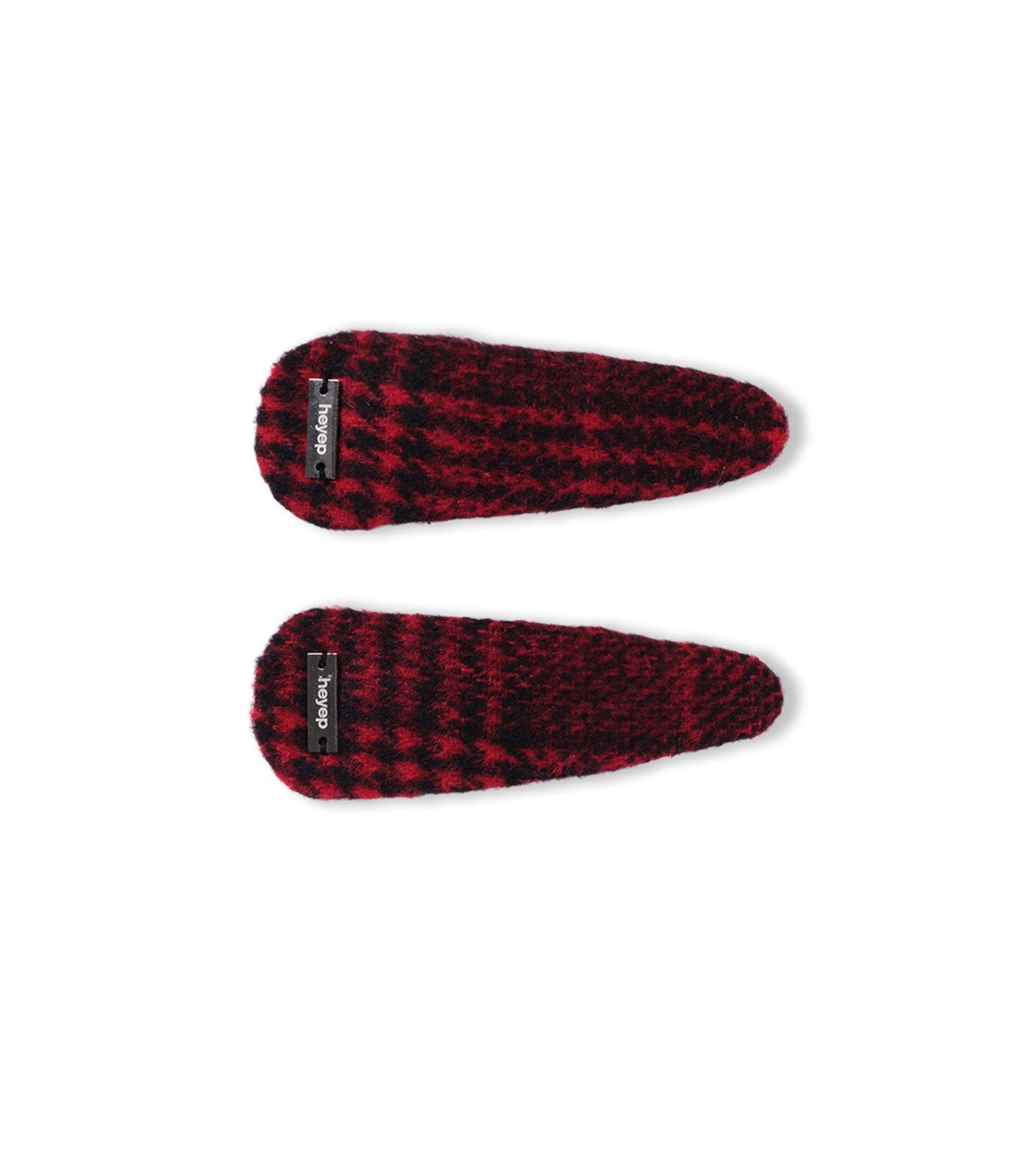Plaid Hair Clips-2 Piece Set
