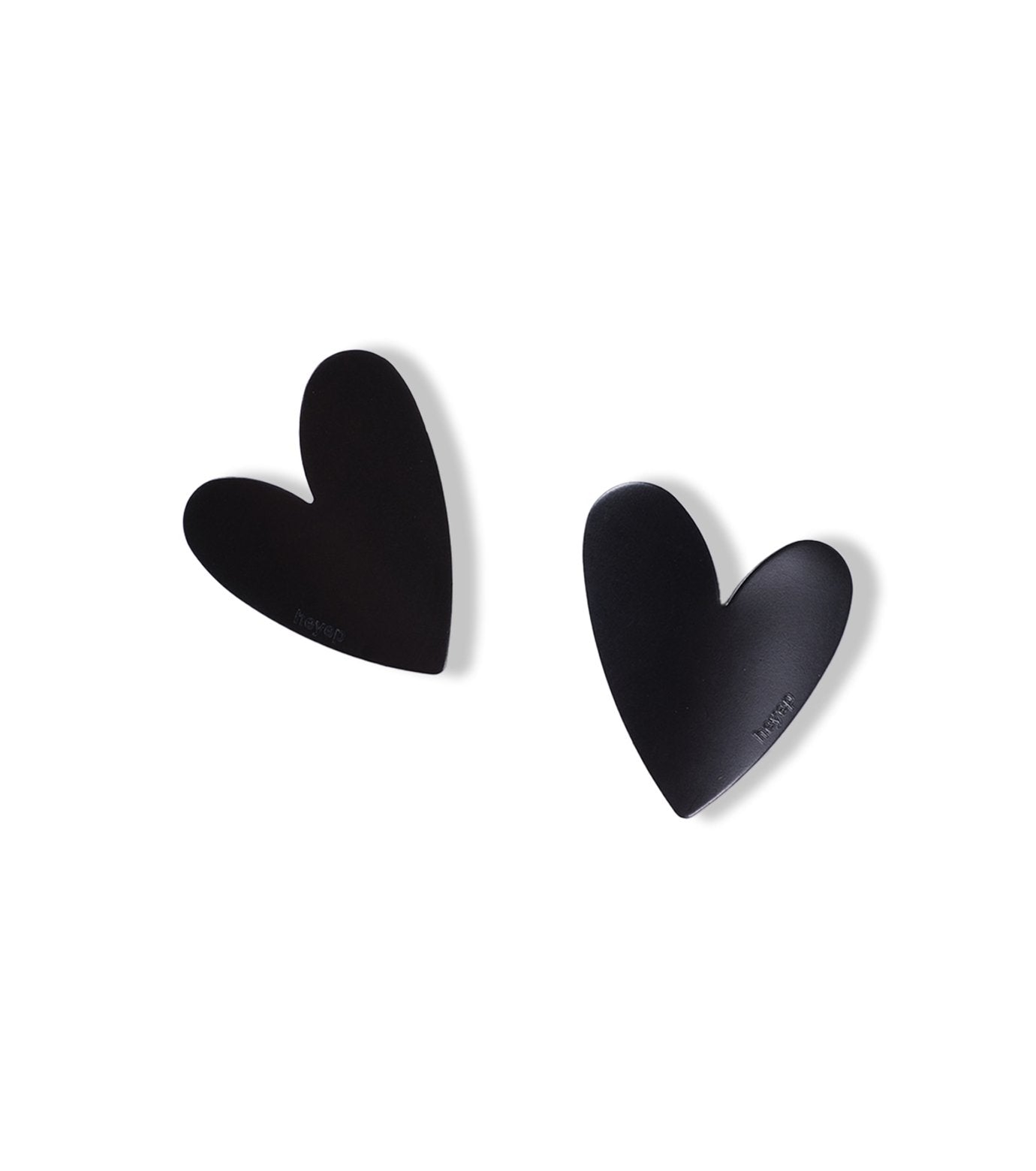 Heart Motif Hair Clips-2 Piece