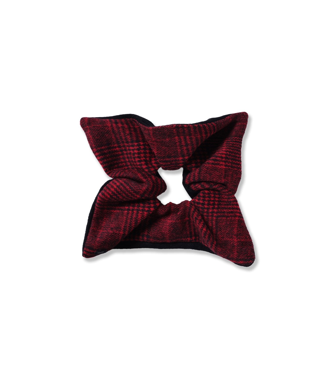 Plaid Square Scrunchie