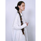 Medium Metal Ball Silk Scrunchie