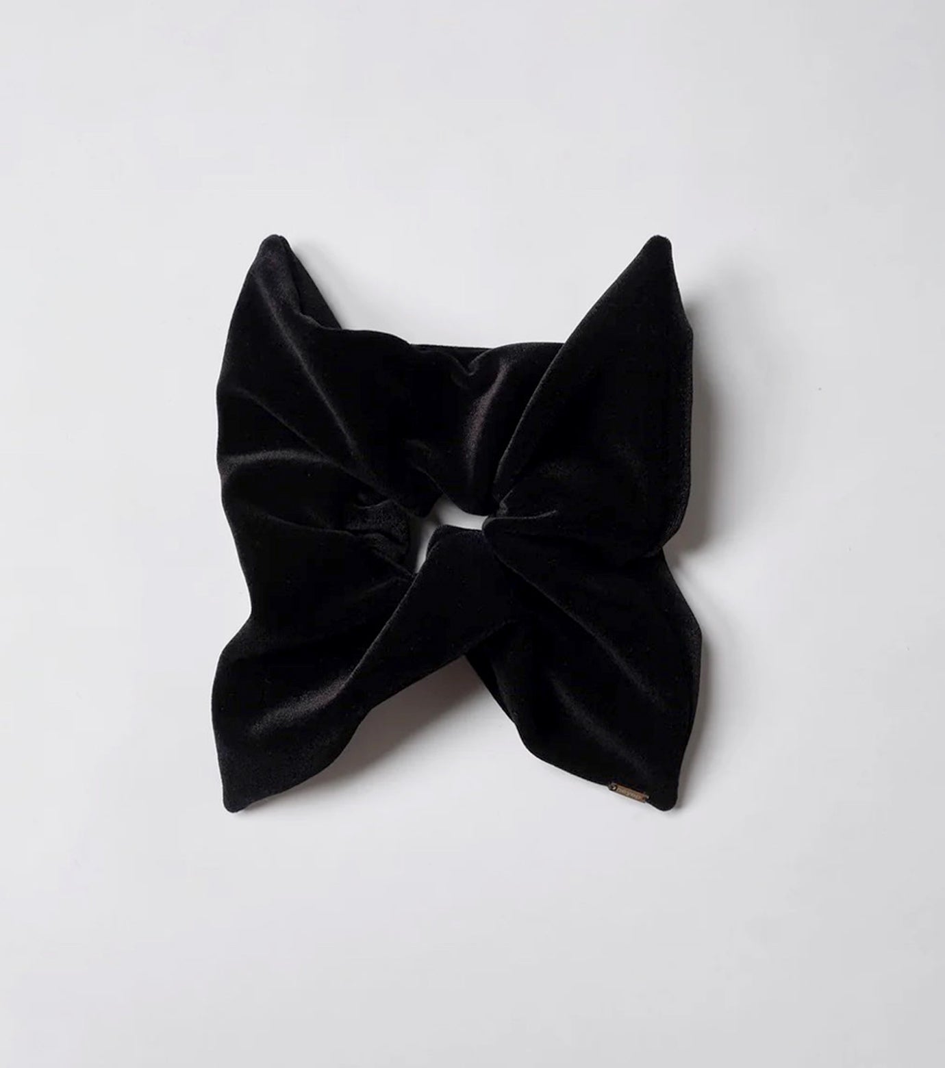 Velour Square Medium Scrunchie