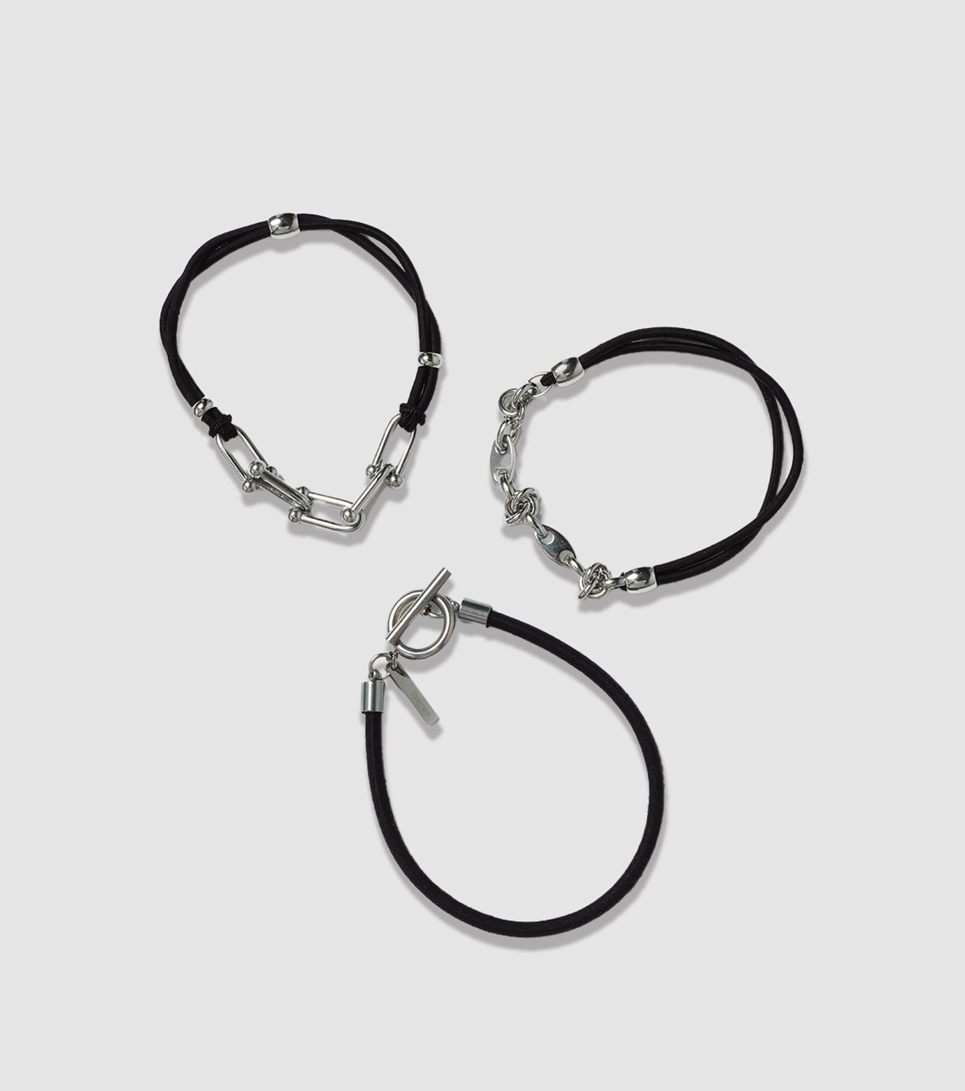 Hair Ties with Chain (3pcs set)