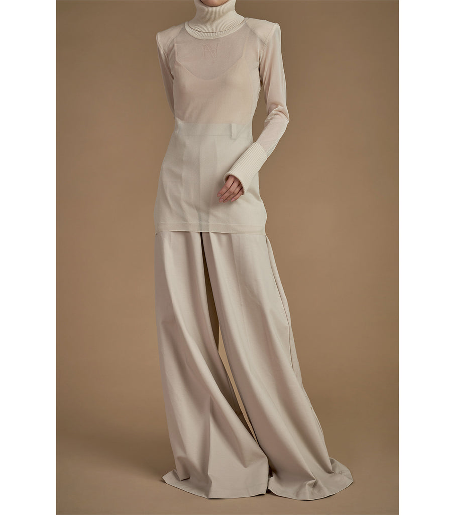 KISHIMEN SHEER KNIT TOPS