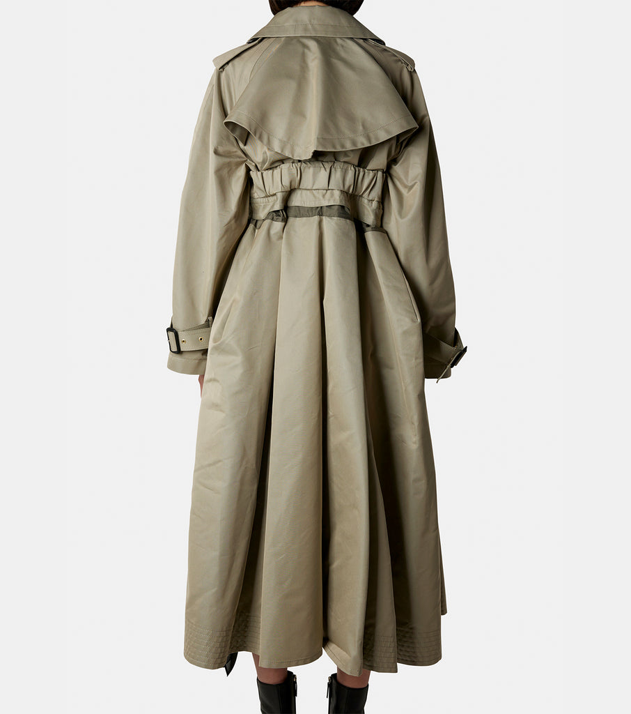 Cotton Gabardine Coat