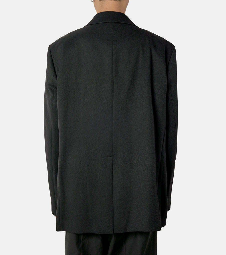 Oversized blazer with uniform pocket