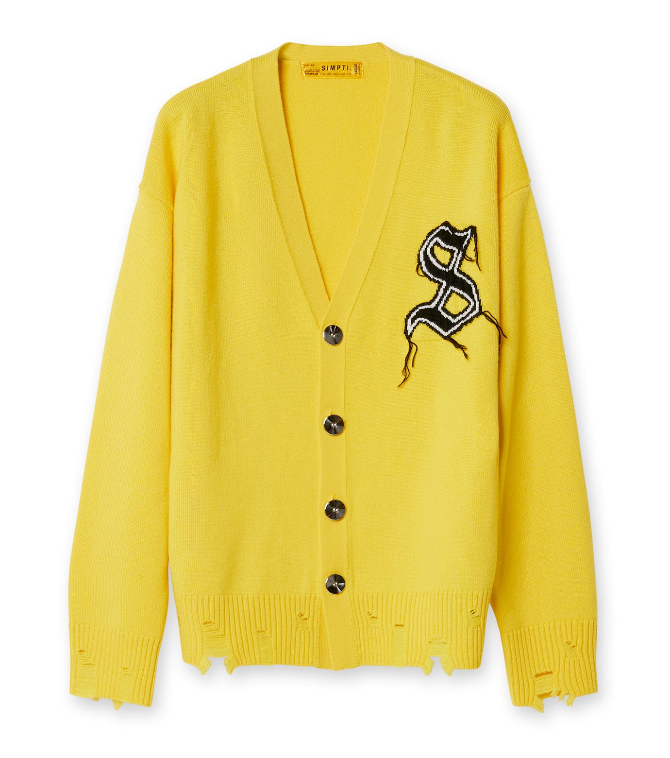 Damaged Wool Cardigan.