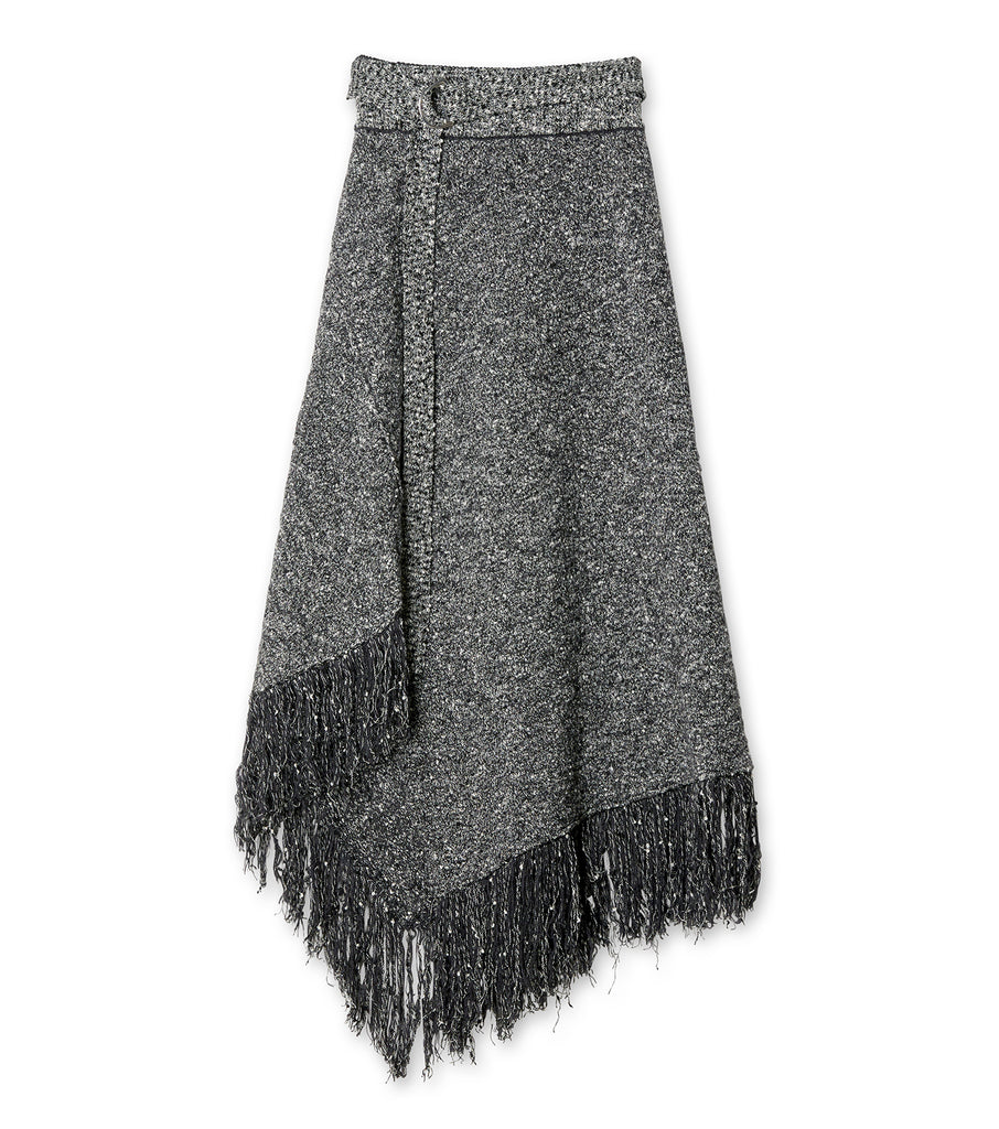 Fringe Knit Skirt