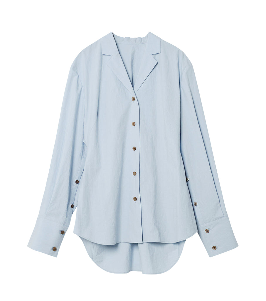 Back Twist Tailored Shirt Jacket