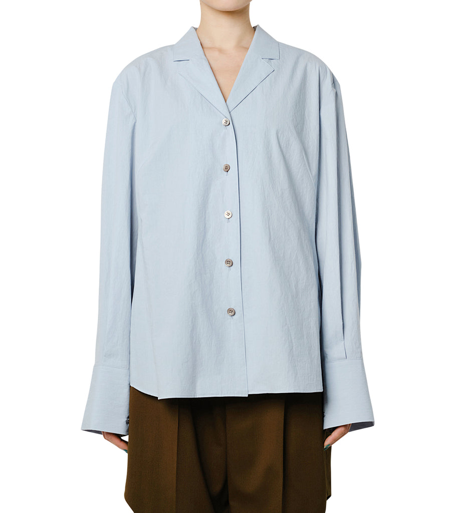 Back Twist Tailored Shirt Jacket