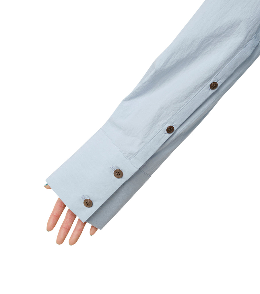 Back Twist Tailored Shirt Jacket