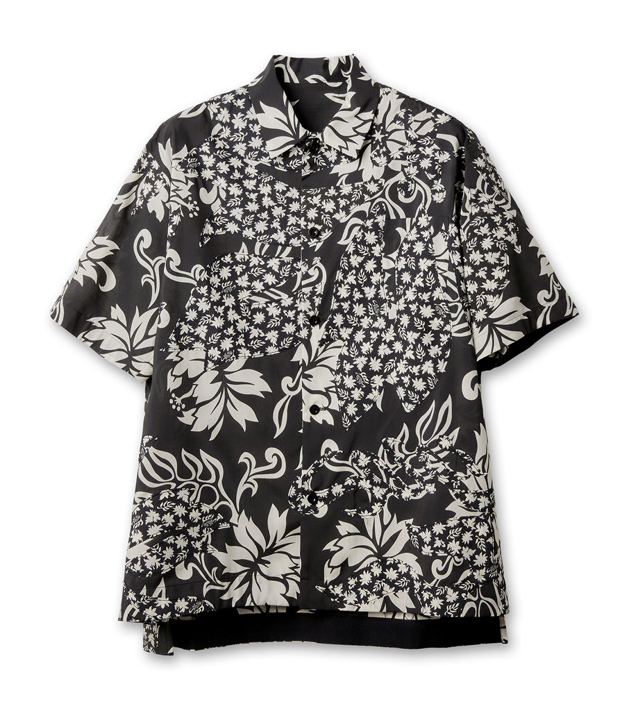 SACAI Floral Embroidered Patch Shirt >> RESTIR